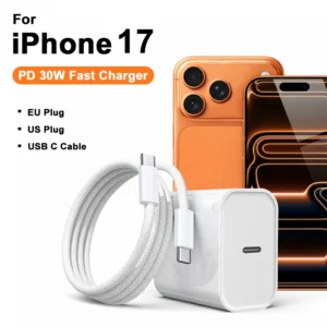 Fast Charger Power Adapter For iPhone 17 Pro Max