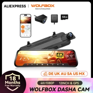 WOLFBOX G930 10 Inch Wifi Dash Camera