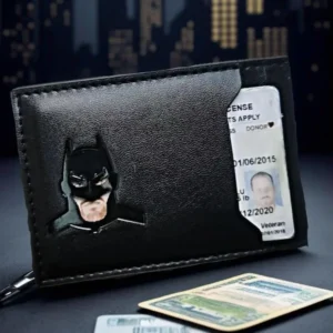ID Wallet Slim Leather Card Holder
