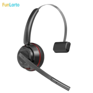 Trucker Bluetooth Headset with Microphone, Wireless 5.4 On-Ear Headset with AI
